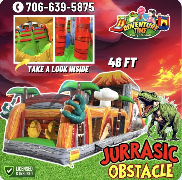 Jurassic Obstacle Wet/Dry